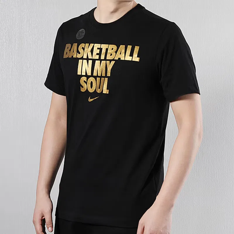 Футболка с принтом Sportswear Alphabet Nike, черный — фото 4