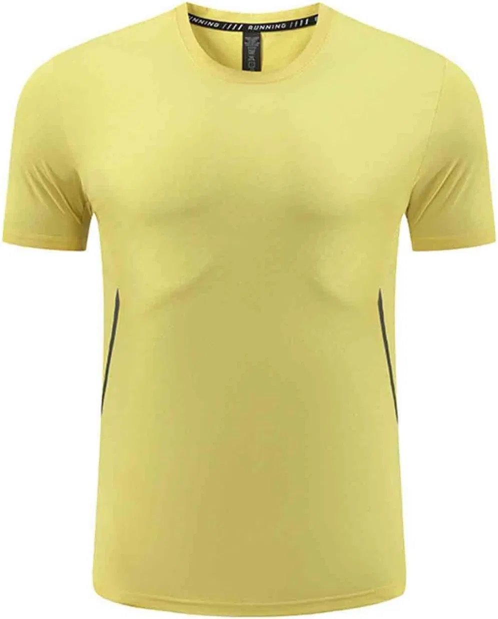 Мужская спортивная футболка для бега Athletic Running, Yellow-02