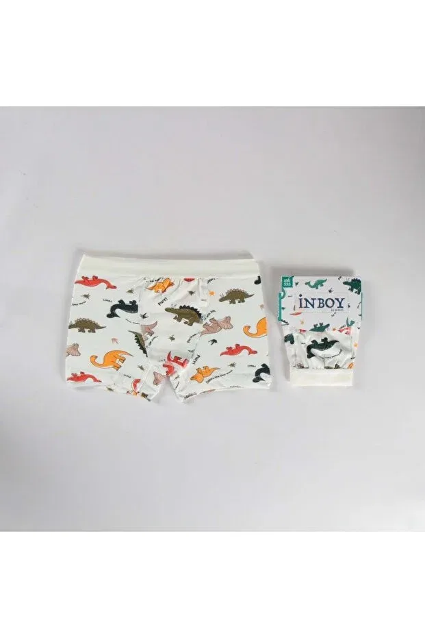 Детские боксеры для мальчиков с принтом Boxer Shorts Elmas, Nude Color