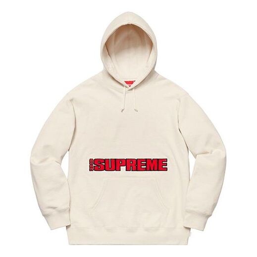 

Толстовка ss19 blockbuster hooded sweatshirt natural Supreme, бежевый