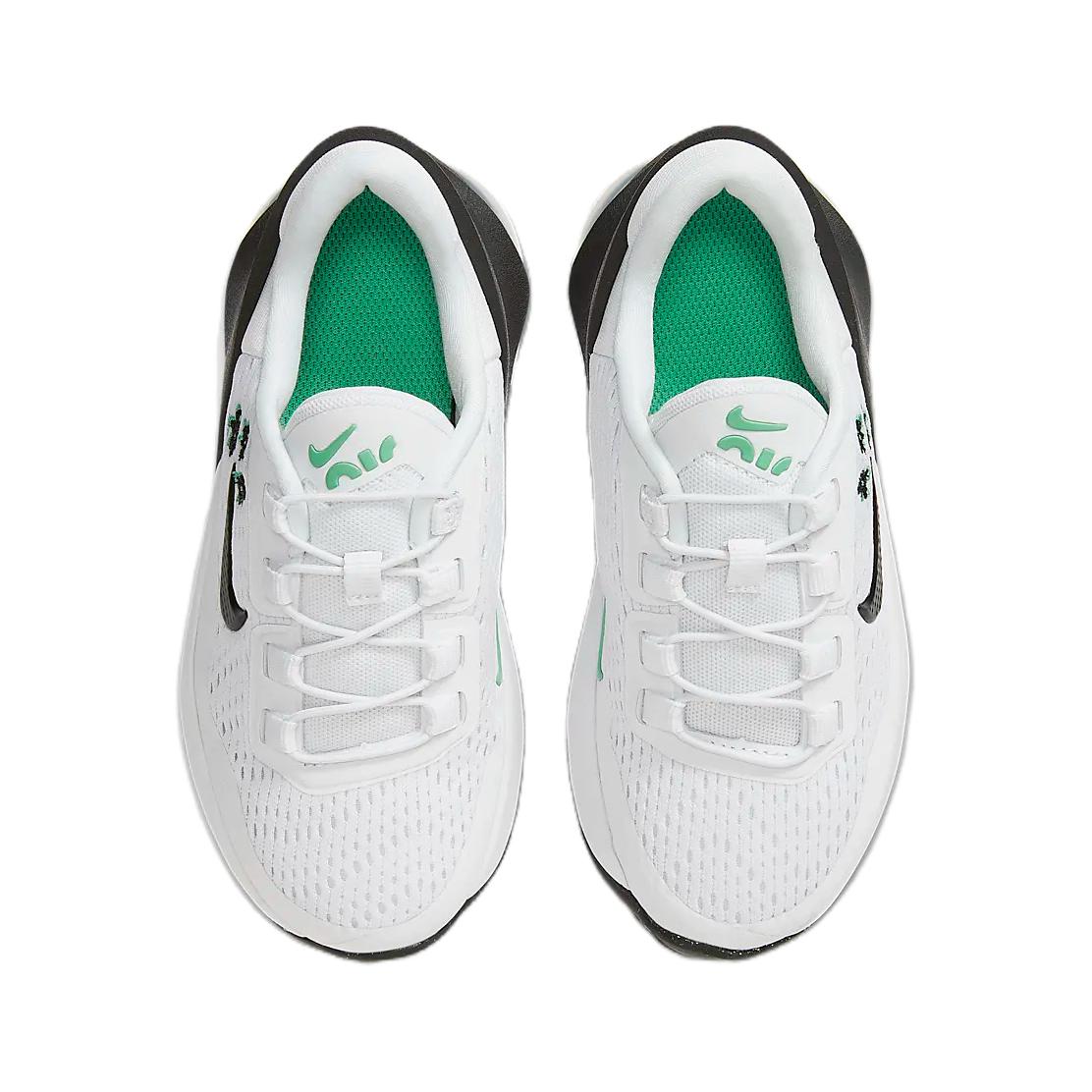 Детские повседневные кроссовки Nike Air Max 270 бело-черные для детей 3-7 лет — фото 4