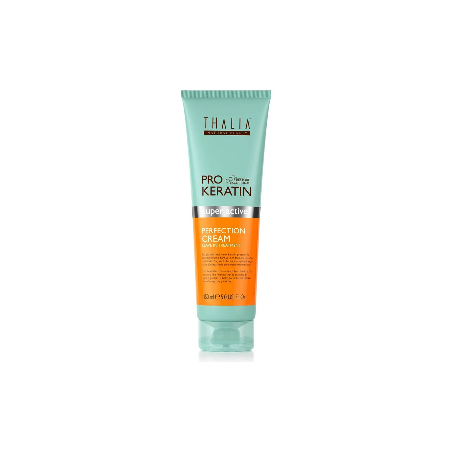 Успокаивающий и укрепляющий крем Thalia Pro Keratin для волос, 150 мл