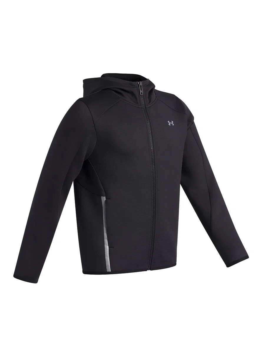 Спортивная флисовая куртка UNDER ARMOUR 'Unstoppable' черного цвета — фото 4
