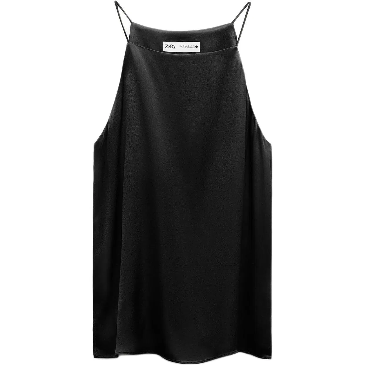 Женская майка-качели без рукавов ZW Series, ZARA, Black