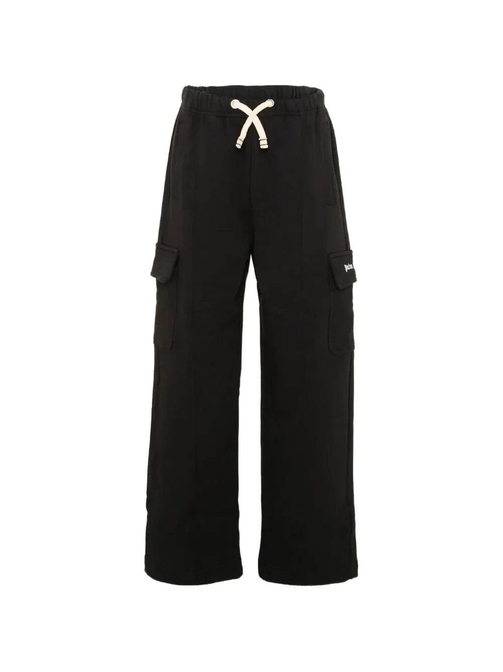 Джоггеры с логотипом на кулиске Palm Angels Kids, черный