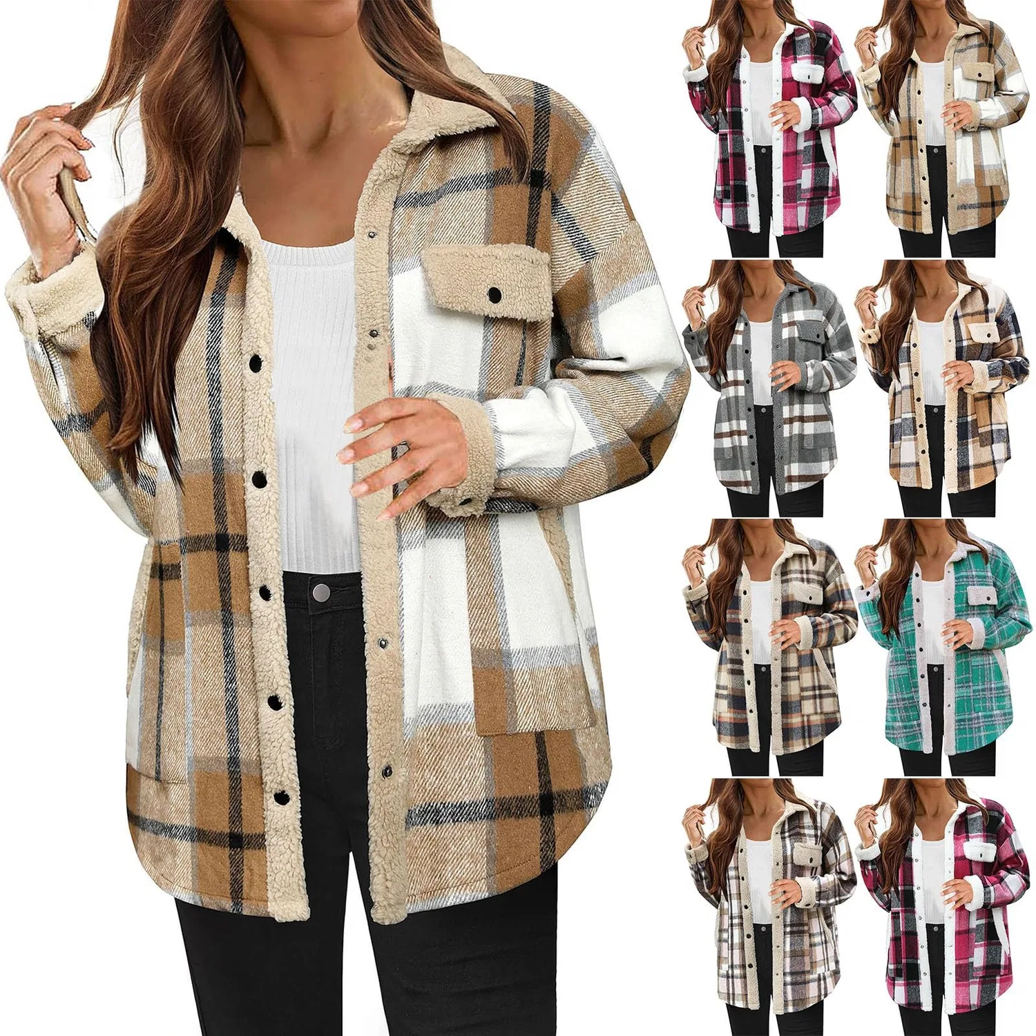 Женская флисовая куртка без капюшона с утеплителем Long Jacket, grigio