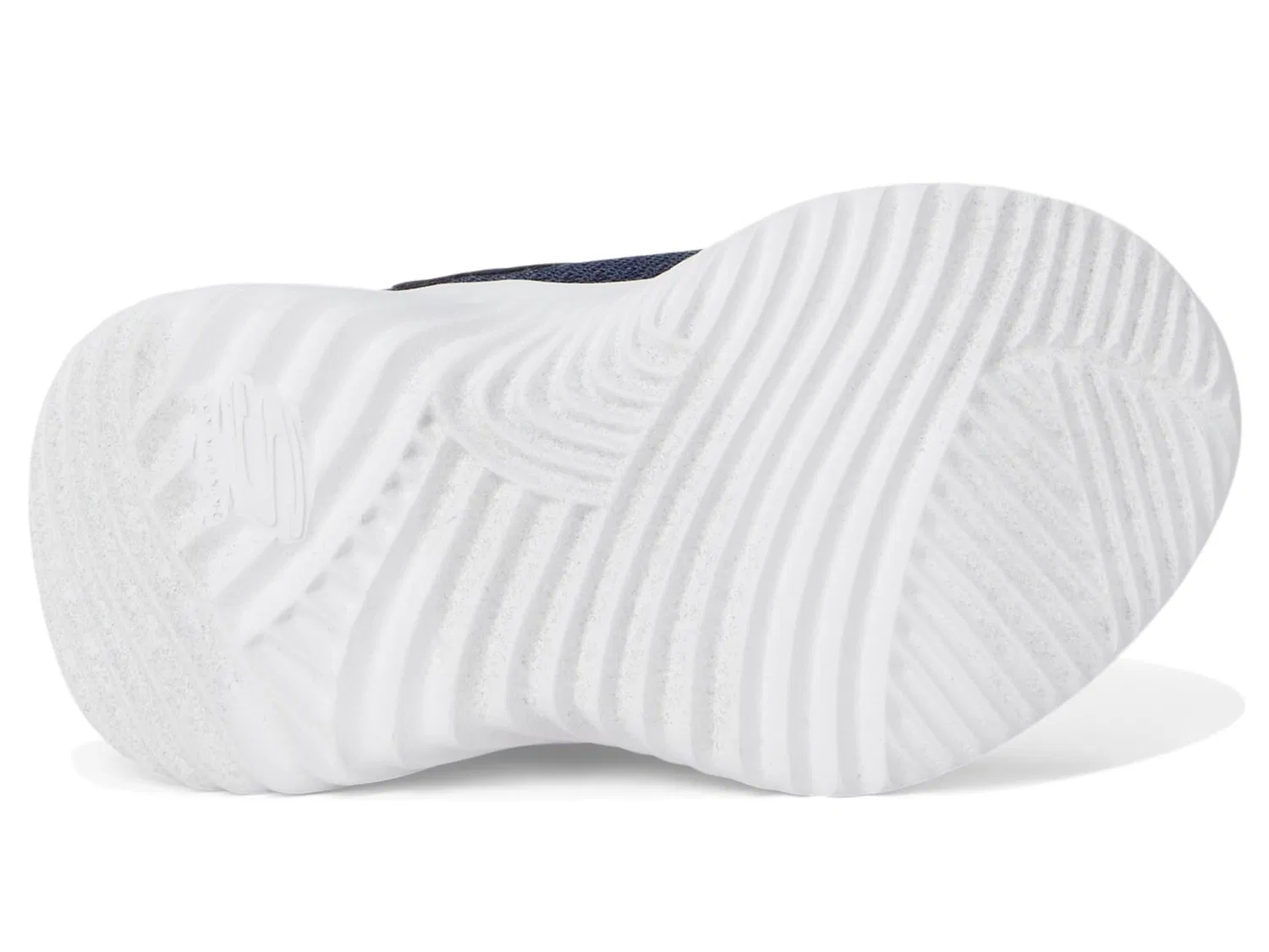 Детские кроссовки для мальчиков с липучкой Trekzic Bounder Skechers, Navy Lime Synthetic Textile Black Trim — фото 4