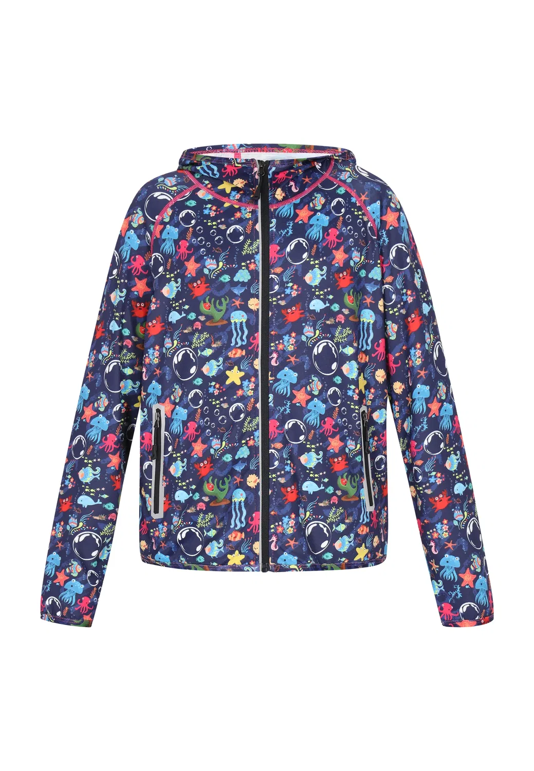 Детская куртка с капюшоном myMo, Navy Multicolor