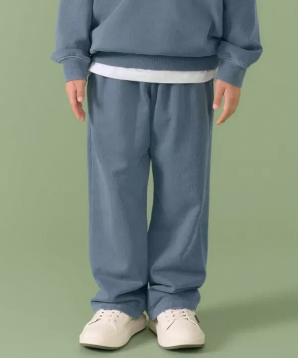 Тренировочные штаны пигментные, lounge, Musinsa Standard Kids, Dusty Blue