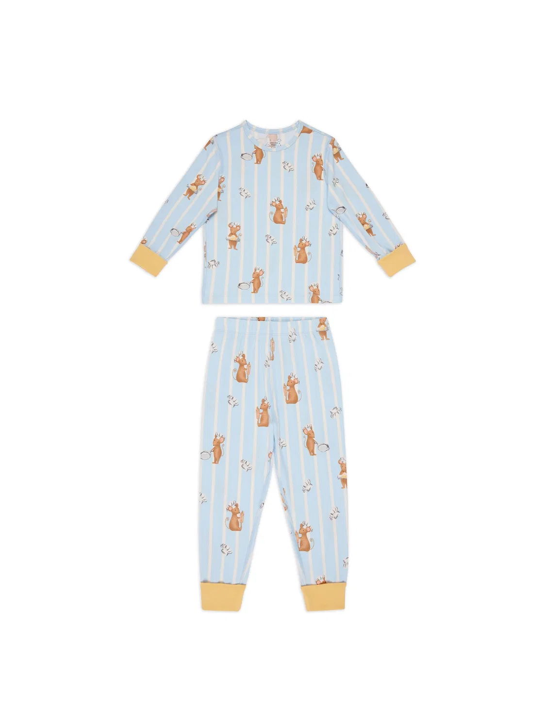 Пижама Chelsea Peers Leopard Mouse Chef Print, синий — фото 3