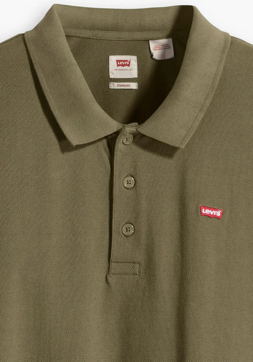 Рубашка-поло Levi's Plus "BIG O.G. БАТВИНГ ПОЛО ", цвет Olive Night — фото 4