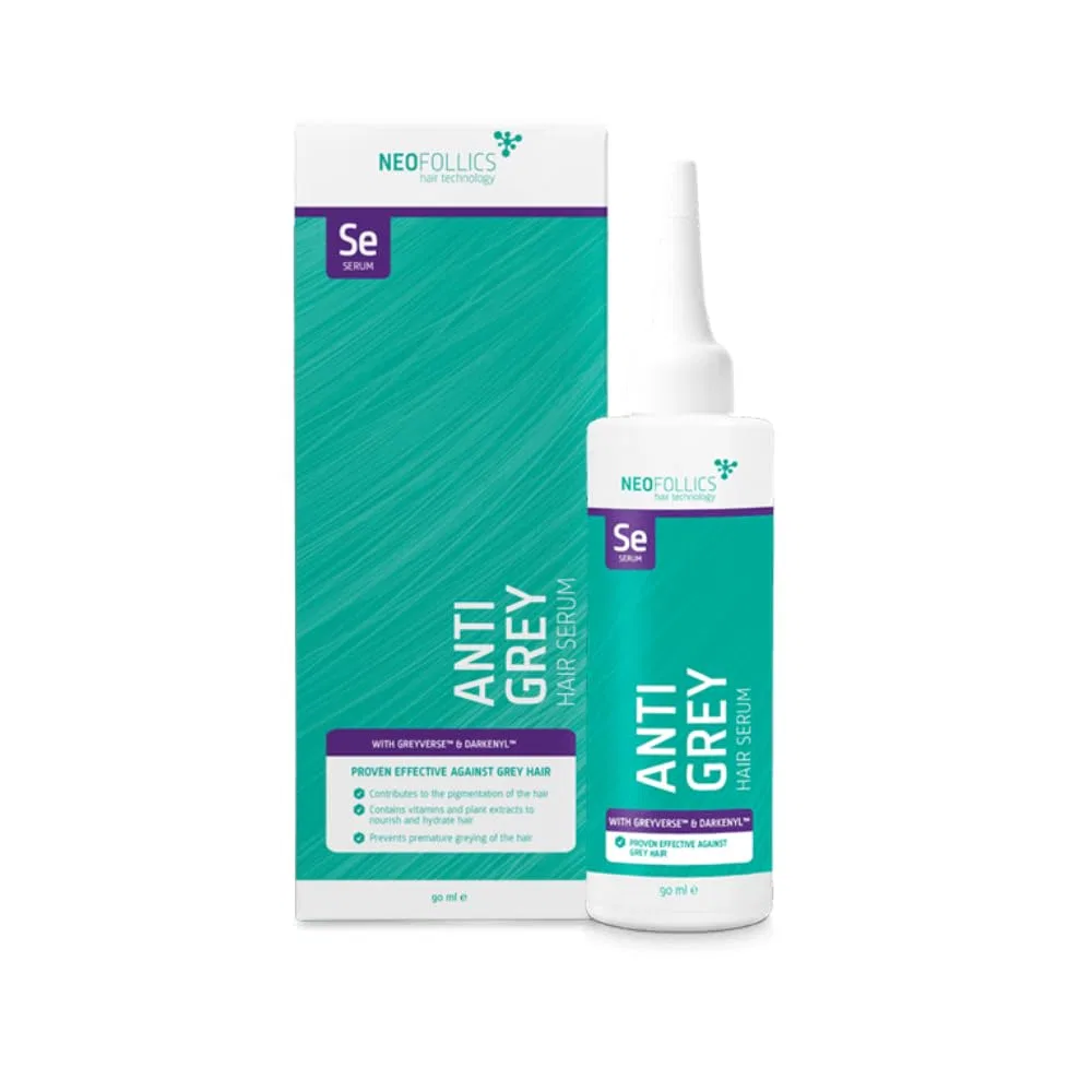 Несмываемая сыворотка для восстановления естественного цвета волос «Anti Grey Hair Serum» от Neofollics Neofollics