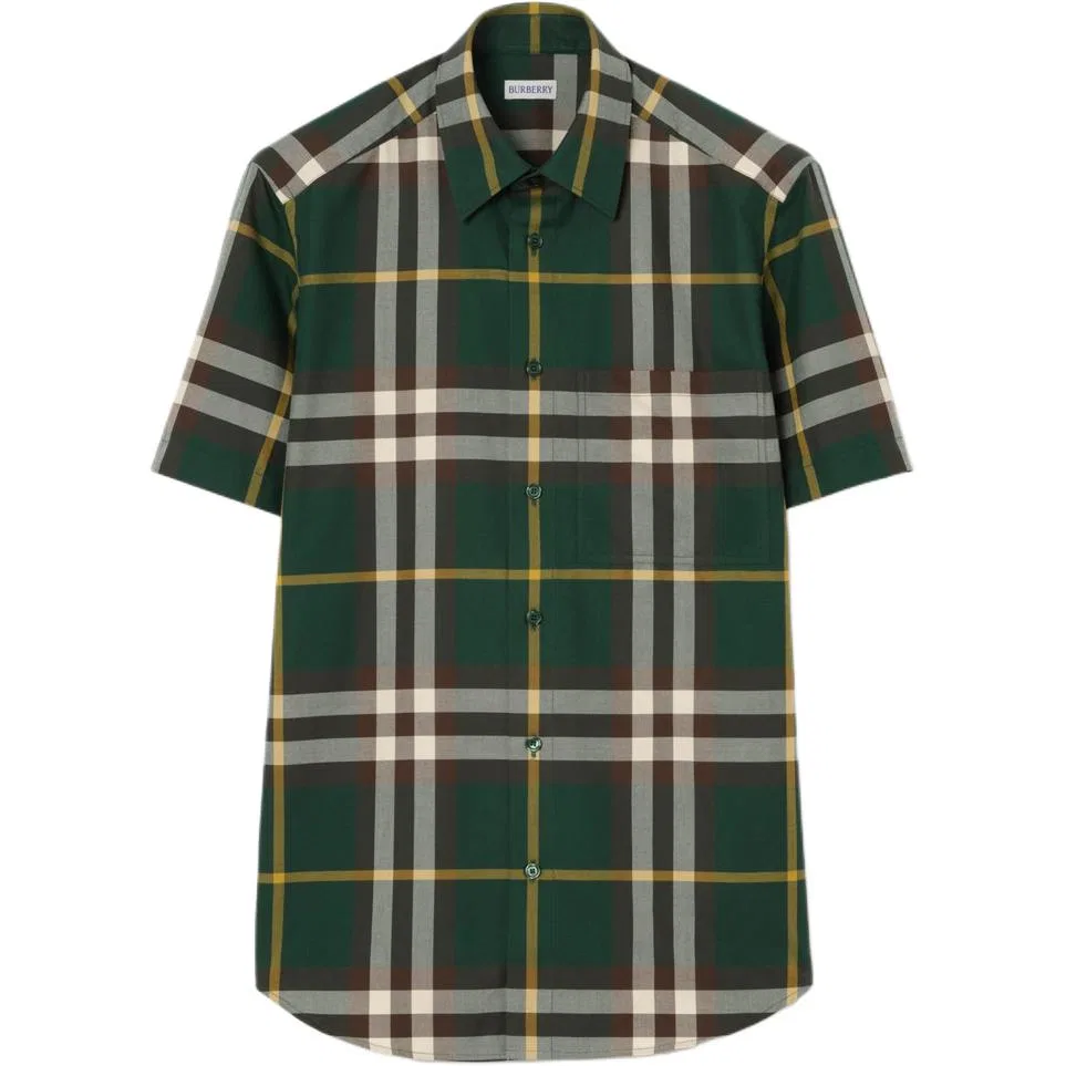 Рубашка Burberry Regular Fit Ivy Green