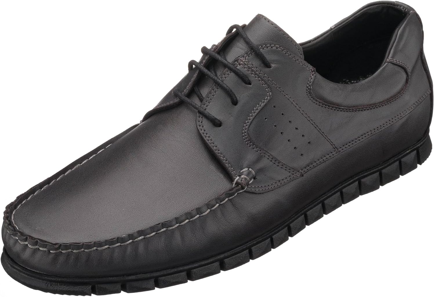 

Мужские серые большие кожаные лоферы DALGALA ручной работы с отделкой под монету, повседневные лоферы, обувь на шнурках