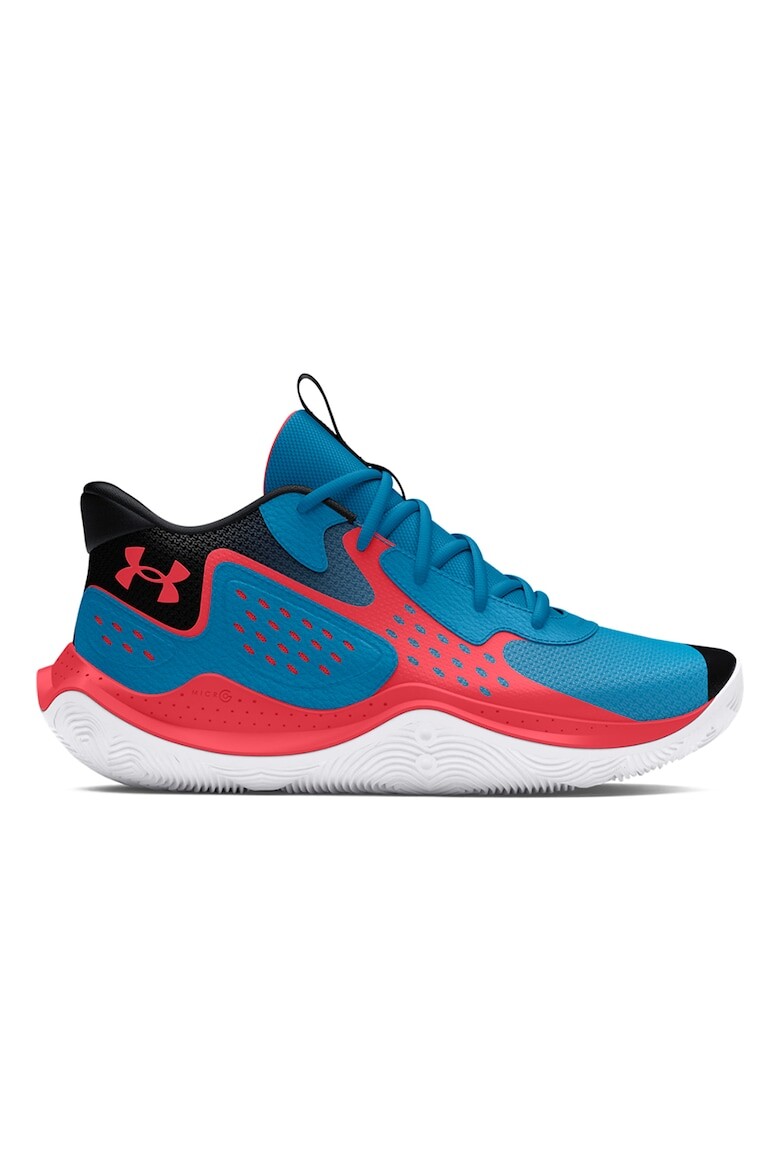 

Кроссовки Under Armour Jet '23, черный/голубой/розовый/белый