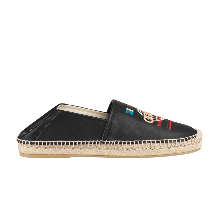 

Кроссовки Gucci Espadrilles 'Double G - Black', черный