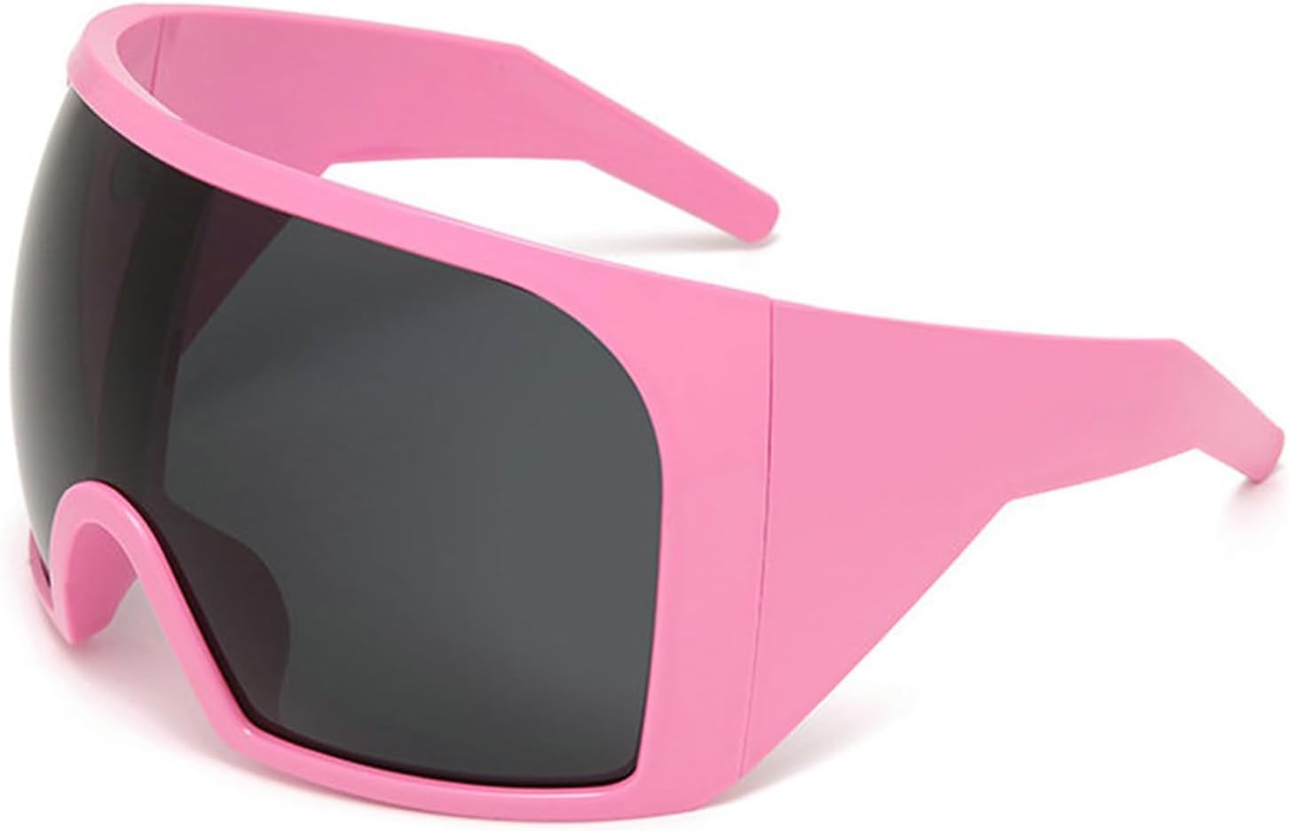 

Солнцезащитные очки Helena Fashion Shield One Piece для женщин и мужчин, большие очки для активного отдыха, солнцезащитные очки для мужчин в стиле панк, ветрозащитные очки, Pink