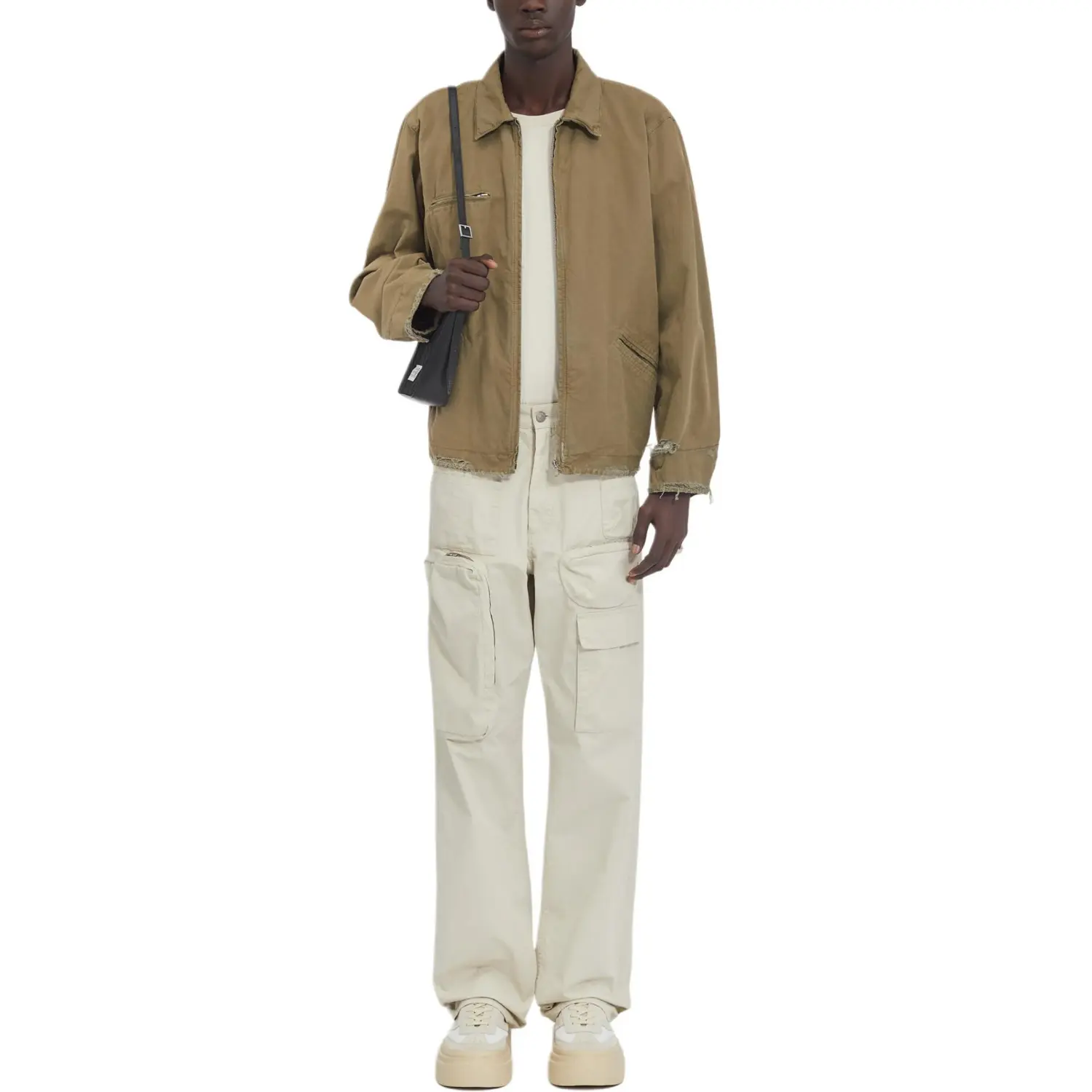 Куртка мужская светло-коричневая Mm6 Maison Margiela, коричневый — фото 2