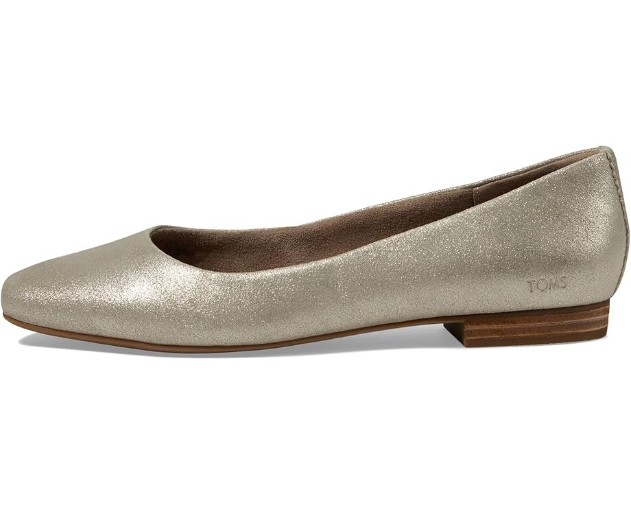Туфли на плоской подошве TOMS Briella, цвет Champagne Metallic — фото 4