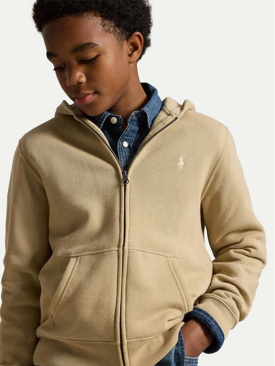 Свитшот regular fit 323799360503 Polo Ralph Lauren, бежевый — фото 3