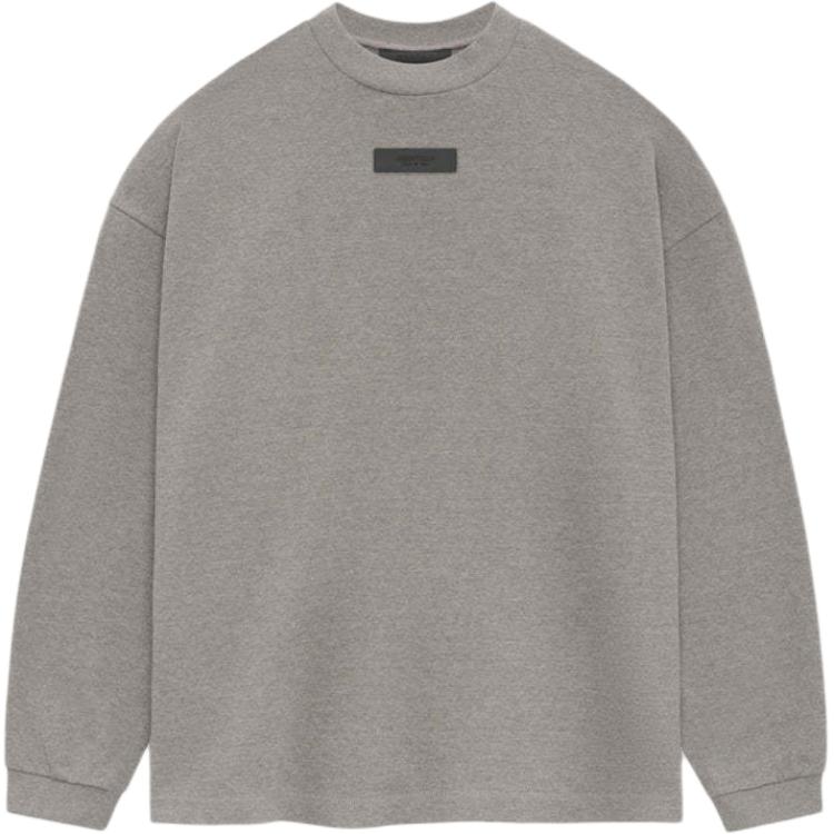 Футболка с длинными рукавами Core Collection Fear Of God Essentials, цвет вересковый серый — фото 3