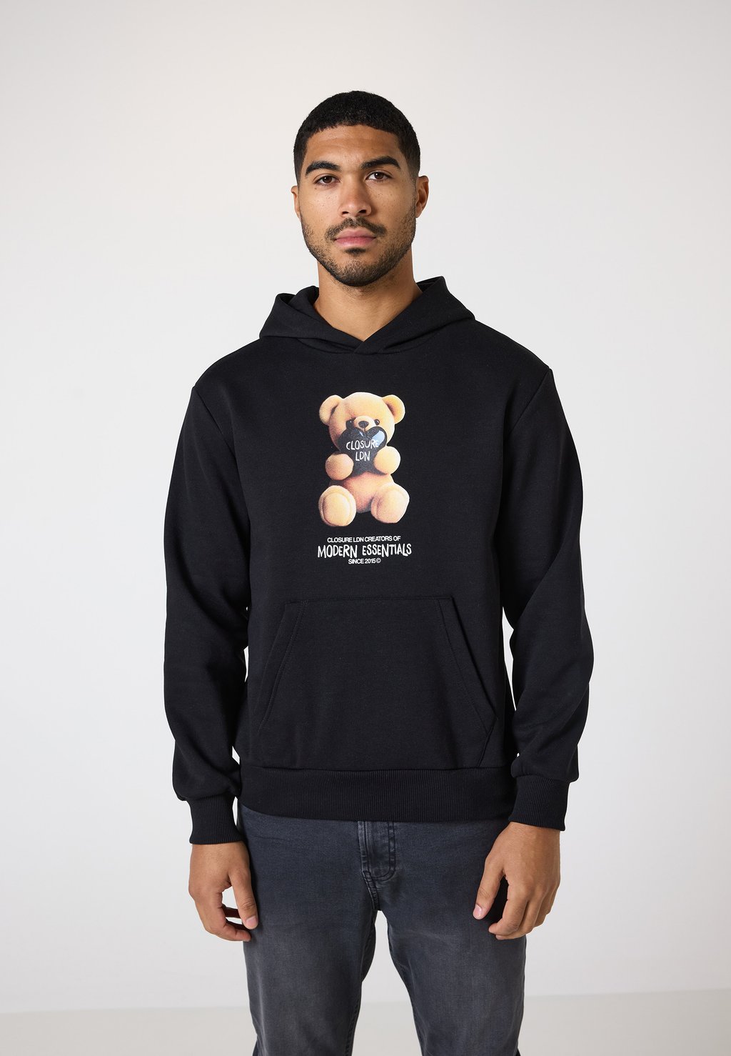 

Толстовка HEART TEDDY HOODIE CLOSURE London, черный