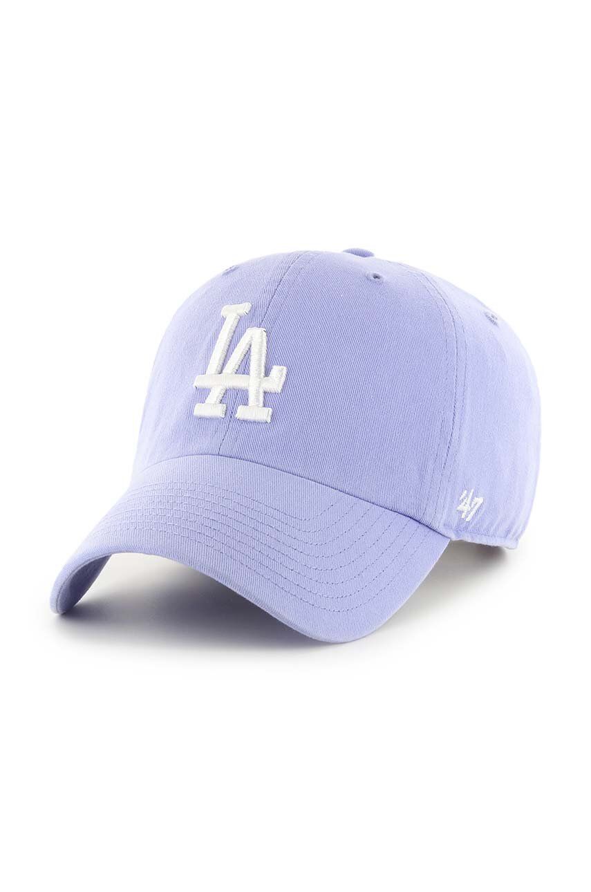 

Хлопковая бейсболка MLB Los Angeles Dodgers 47 brand, фиолетовый