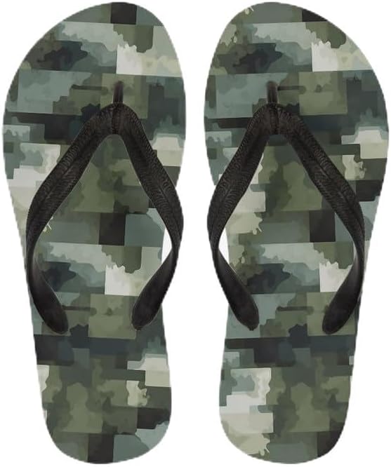 

Женские пляжные шлепанцы Semiouray с камуфляжным принтом, подсолнечник, тюльпан, легкие летние тапочки, сандалии-вьетнамки для отпуска на Гавайях, зеленый