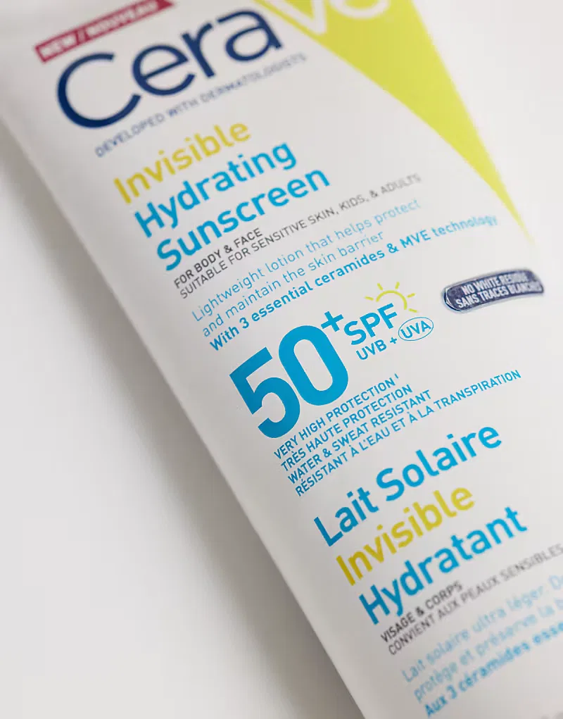 Увлажняющий солнцезащитный крем CeraVe Invisible SPF 50+, 177 мл — фото 4