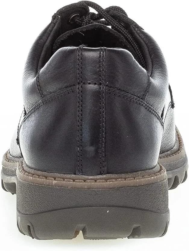 Мужские деловые туфли Pius Gabor на шнуровке, с мембраной Gore-Tex, технологией Extragrip и небольшой латексной подошвой, черный — фото 3