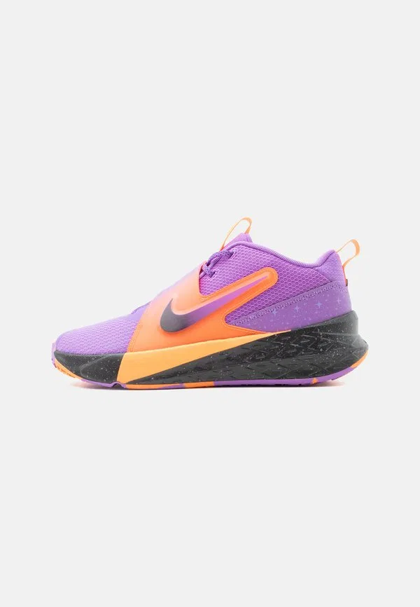 Баскетбольные кроссовки team hustle d 12 se Nike Performance, Bright Violet/Black/Total Orange/Cool Grey
