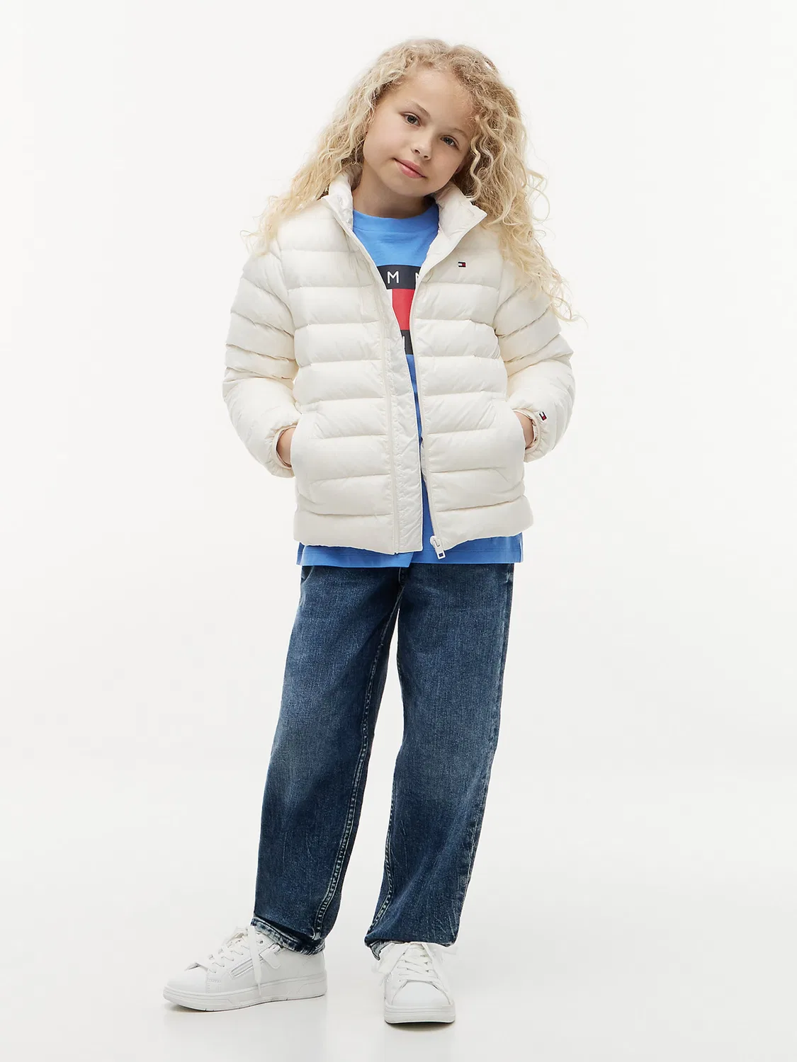 Зимняя куртка Tommy Hilfiger Essential бежевого цвета — фото 4