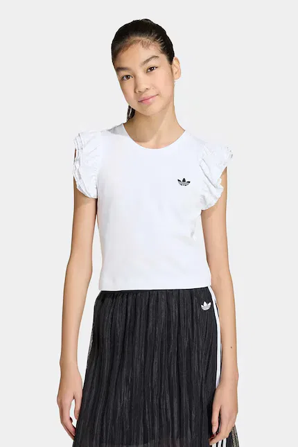Топ с буфами Adidas Originals, белый