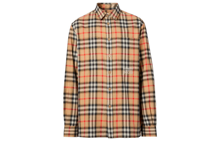 

Мужская рубашка Burberry, цвет ArchiveBeige