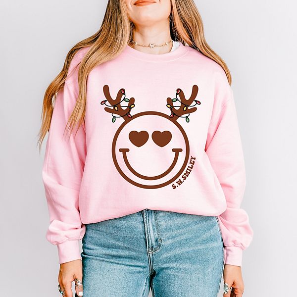 

SWSmiley reindeer lights - женский свитшот Simply Sage Market, Light Pink, Зеленый, SWSmiley reindeer lights - женский свитшот Simply Sage Market, Light Pink