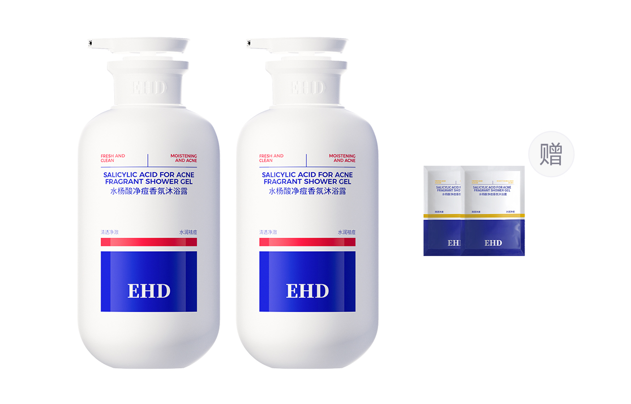 Гель для душа EHD Salicylic Acid Fragrance Shower Gel, 500 мл*3 — фото 3