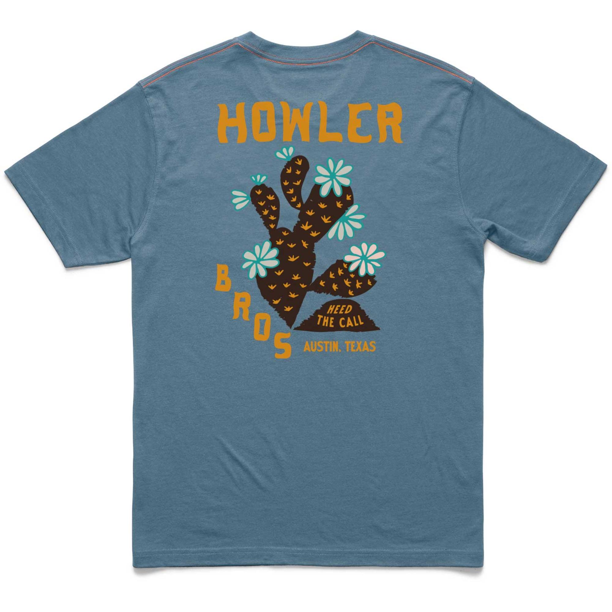 

Мужская футболка с коротким рукавом и карманом Howler Brothers, Prickly Pear/Blue Horizon, Синий, Мужская футболка с коротким рукавом и карманом Howler Brothers, Prickly Pear/Blue Horizon
