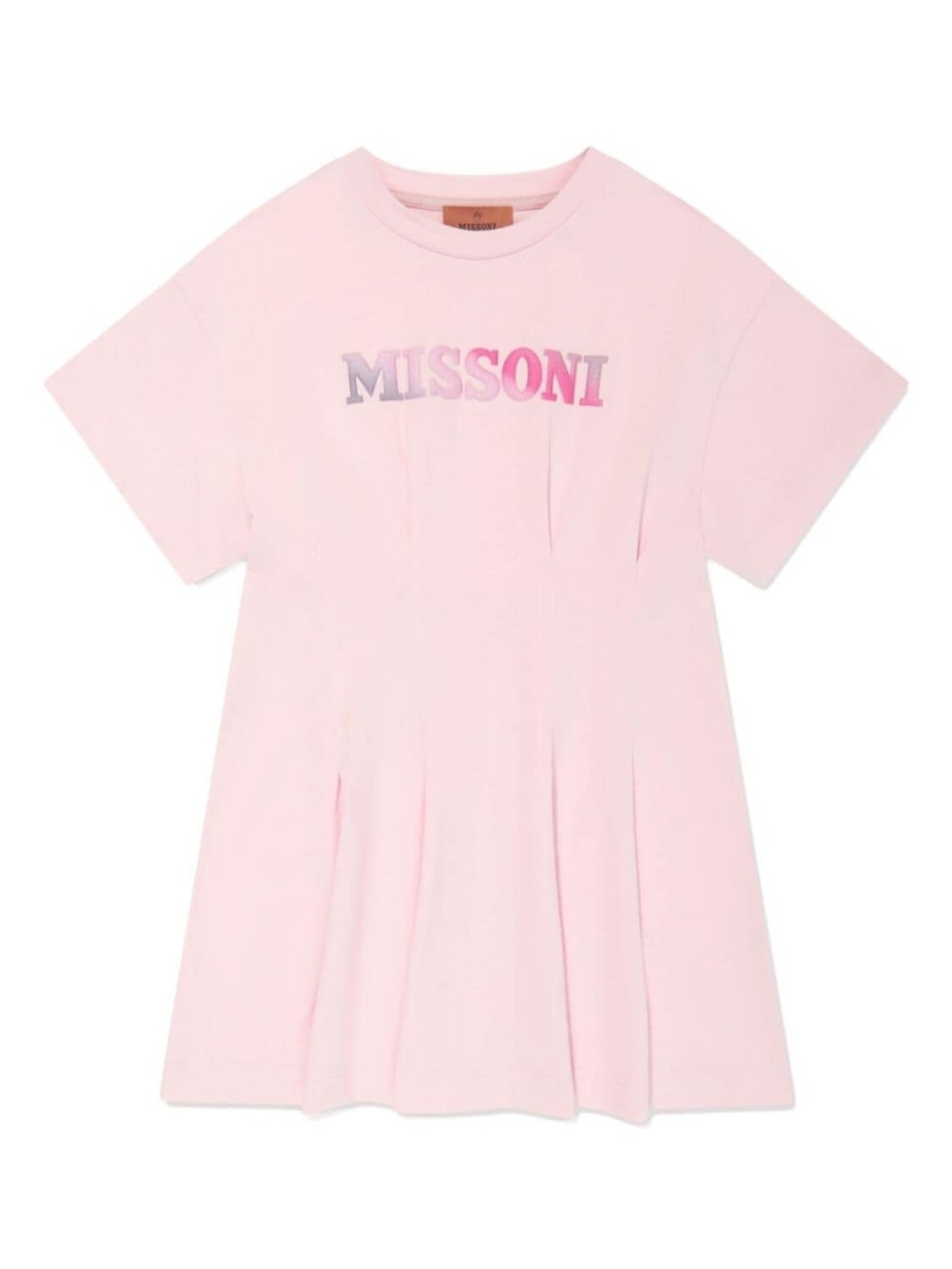 

Missoni Kids платье с логотипом, розовый
