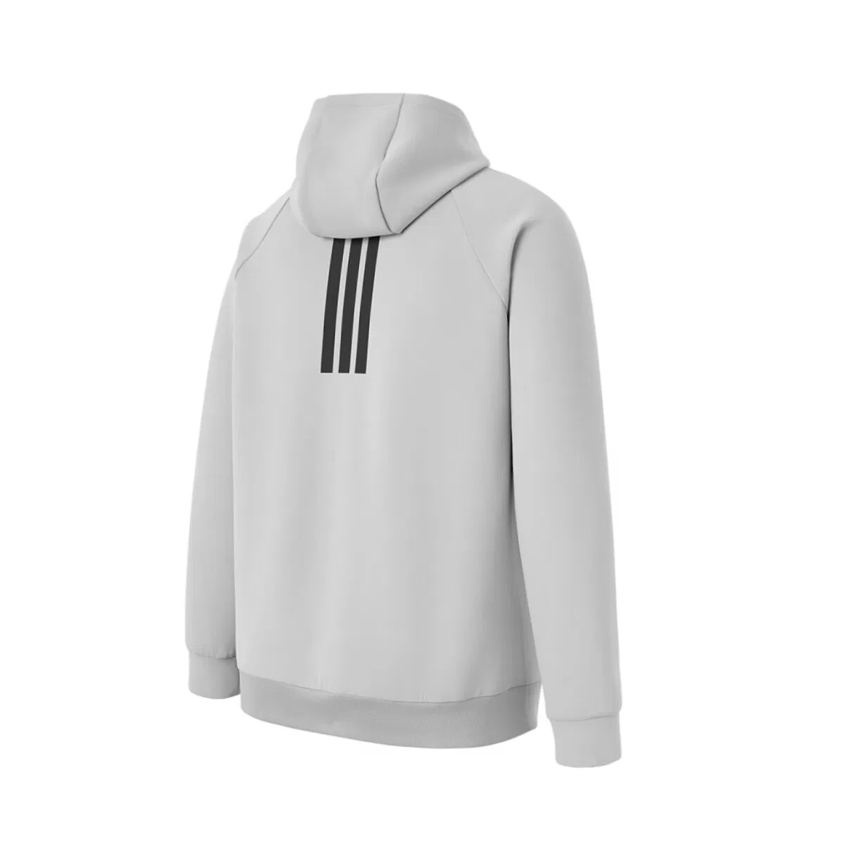 Толстовка серая капюшон Adidas — фото 3