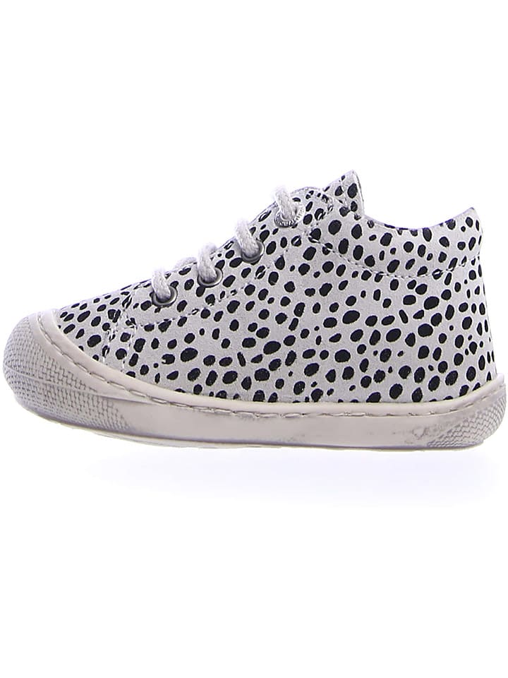 

Naturino Кожаные первые прогулочные туфли "Cocoon" в черно-белом цвете