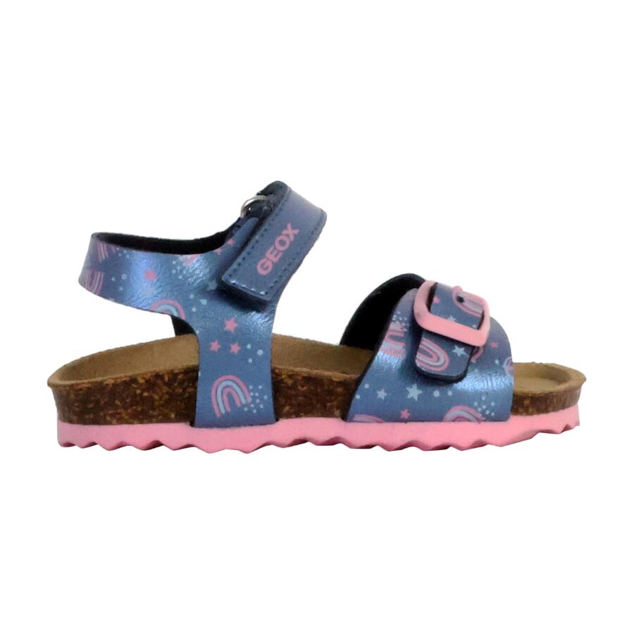 Сандалии Geox модель B Sandal Chalki Girl цвет синий — фото 2