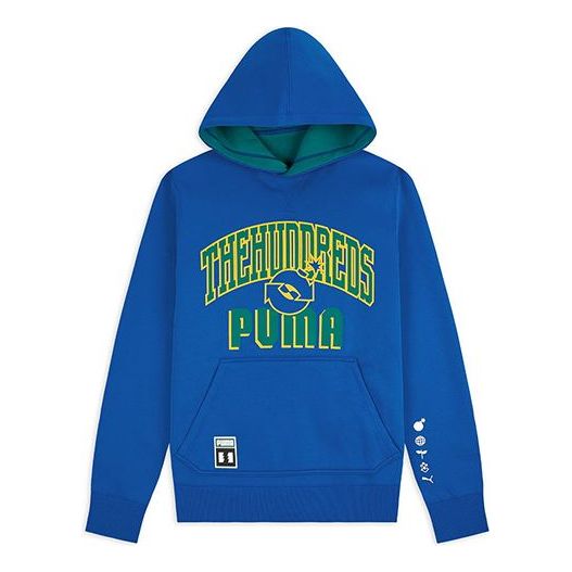

Худи PUMA x The Hundreds Crossover Logo Printing Reversible Blue Green 598311-89