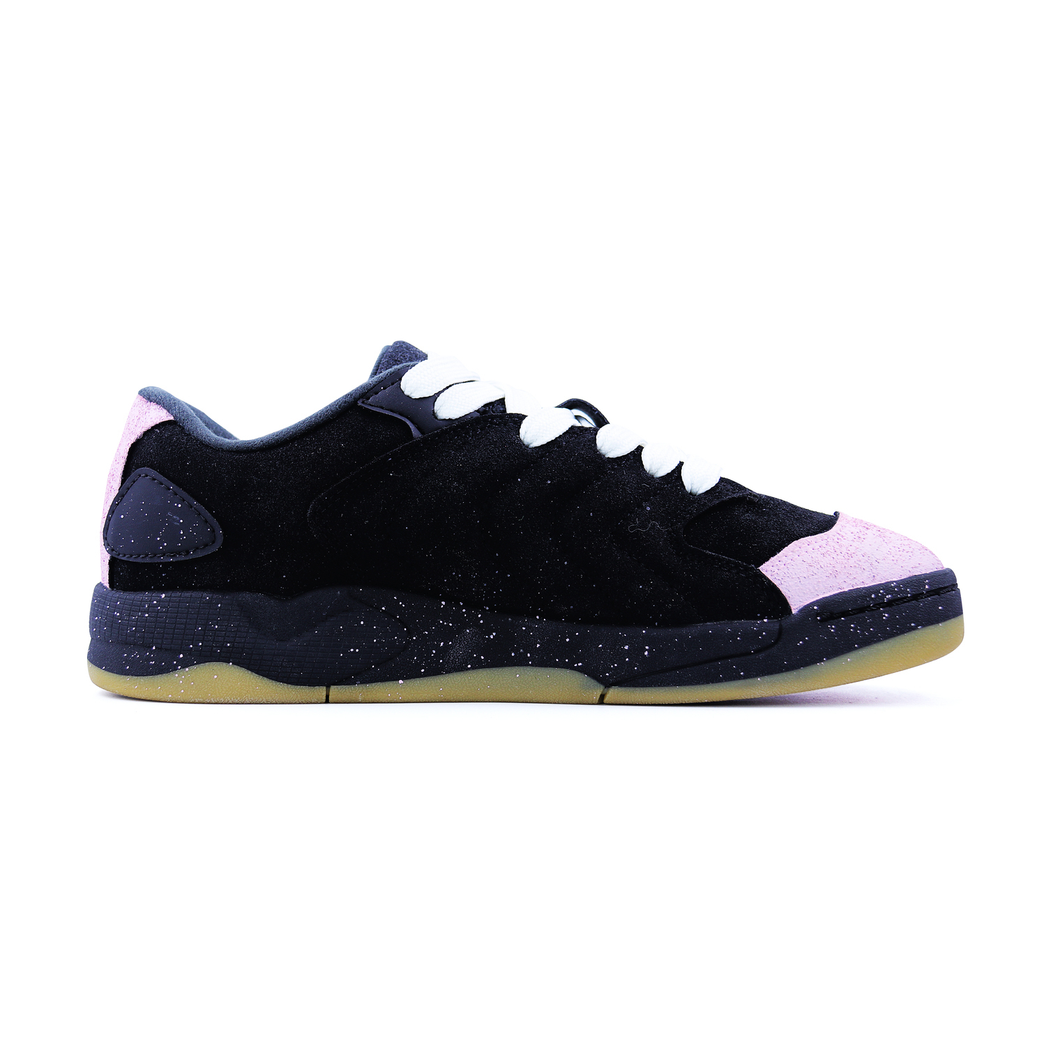 Jordan Session Dark Warm Icing Sugar, Puffy Shoes Low top Kids Lifestyle Shoes Black Pink Teenagers — фото 3
