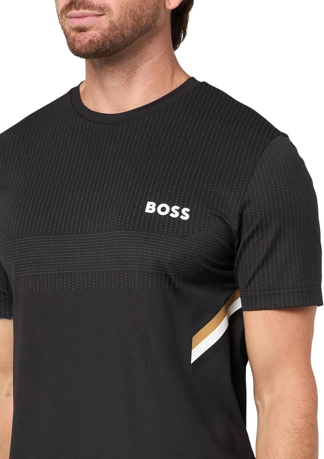 Мужская технологичная футболка BOSS — фото 3