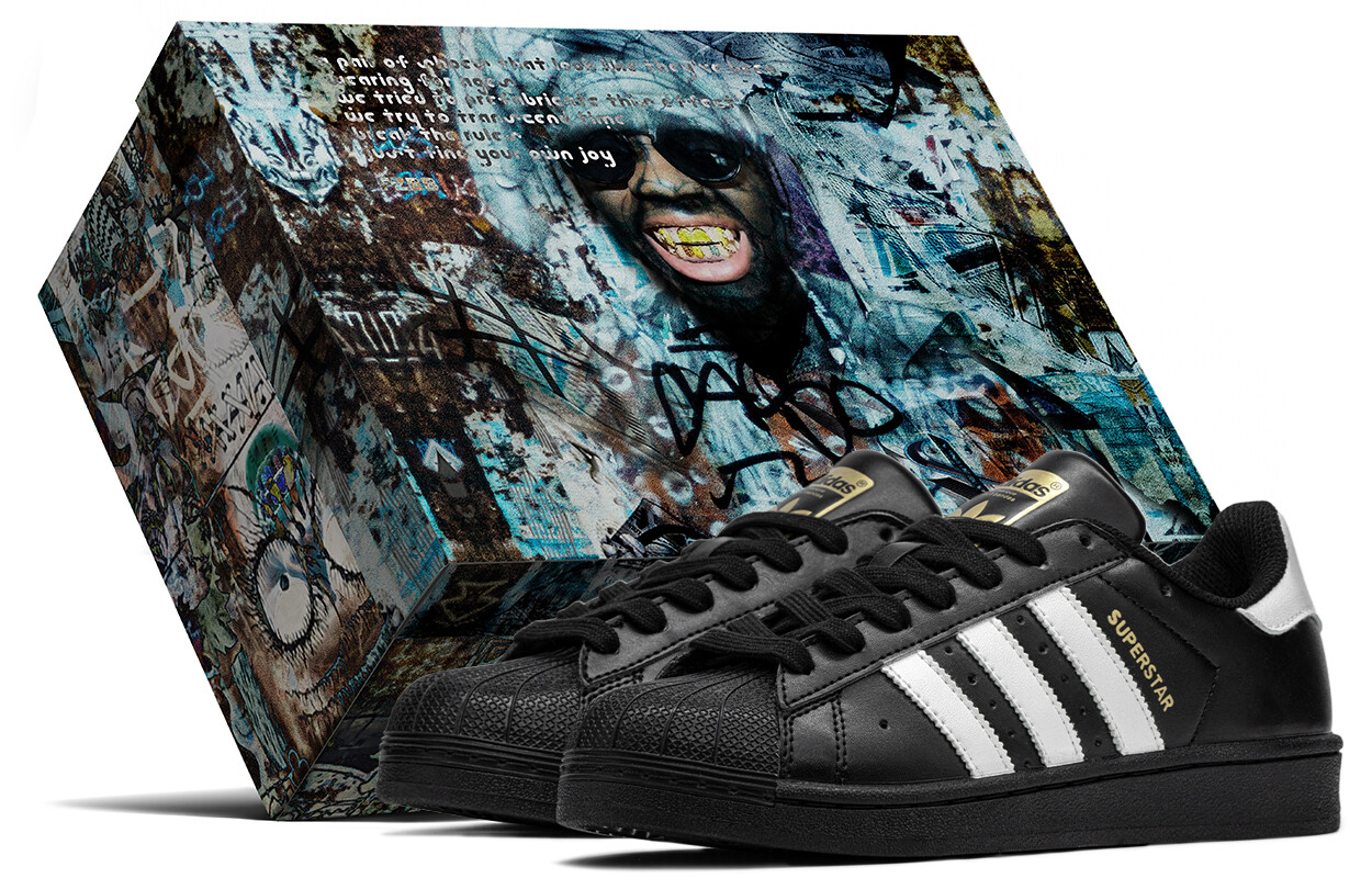 

Adidas originals Superstar Series Обувь для скейтбординга унисекс, Black/Silver