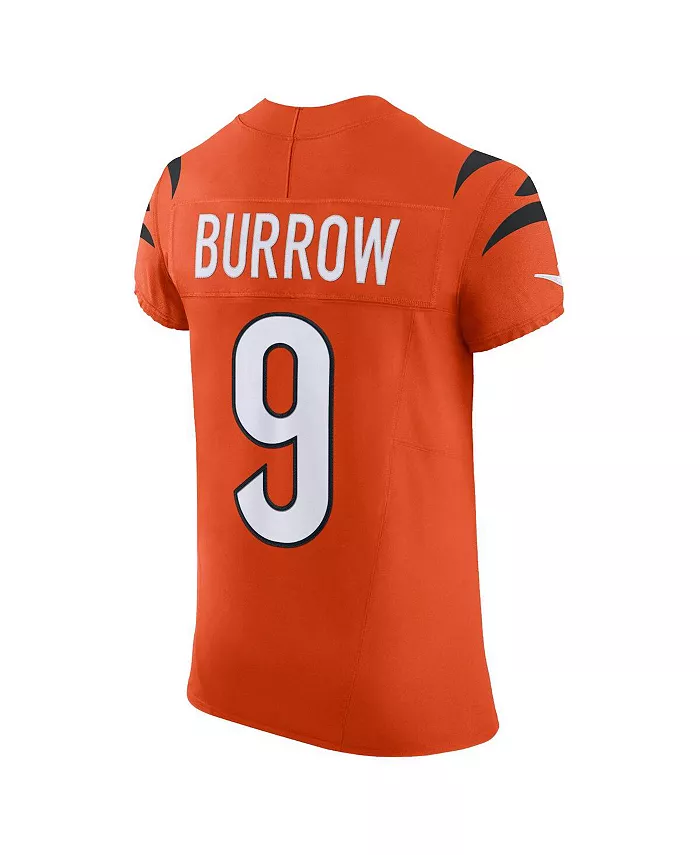 Мужская оранжевая футболка Cincinnati Bengals Vapor F.U.S.E. Elite Джо Берроу Nike — фото 2