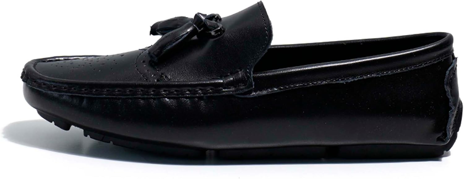 

Мужские лоферы Классические Ретро Повседневные Мокасины Модные Слипоны Повседневная обувь - Большие мужские размеры 5-14 США Dzbajrqm, черный