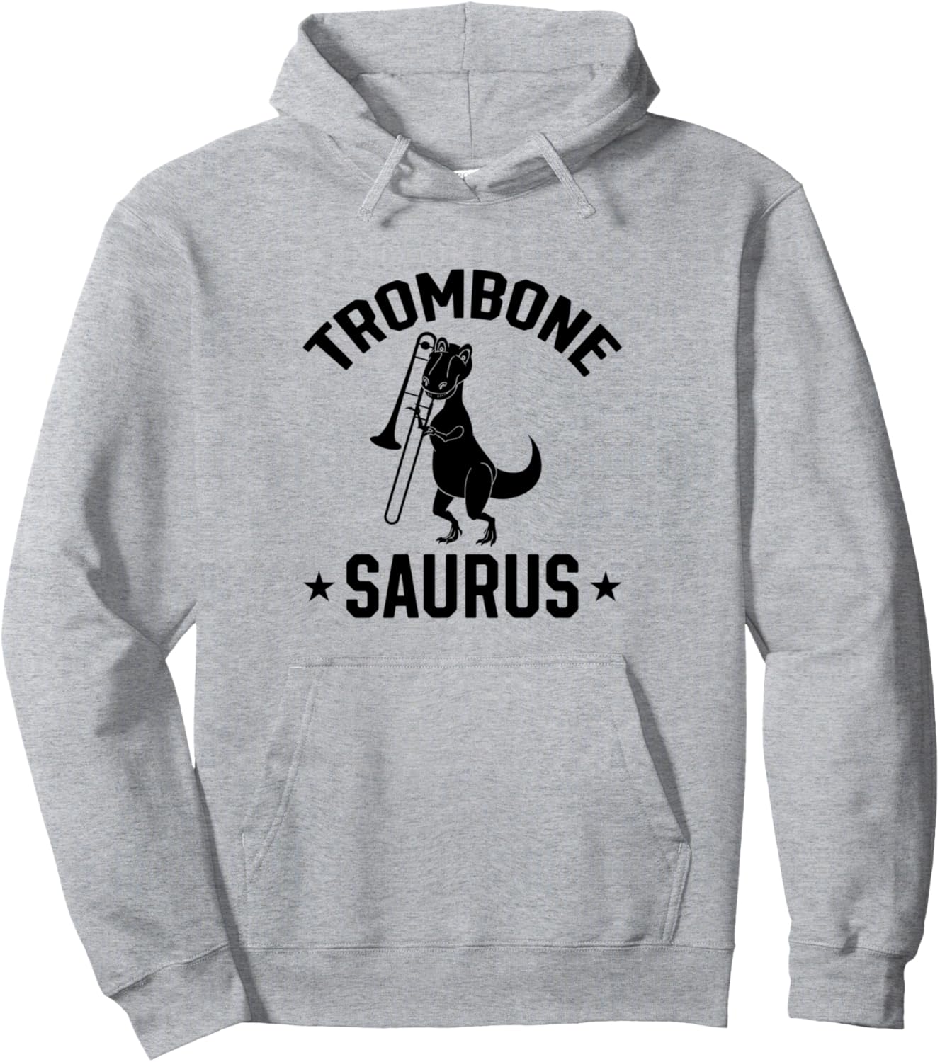 

Толстовка Trombonesaurus для любителей тромбона и динозавров, музыканта-тромбона Trombone Player & Dinosaur Lover Trombonist, серый