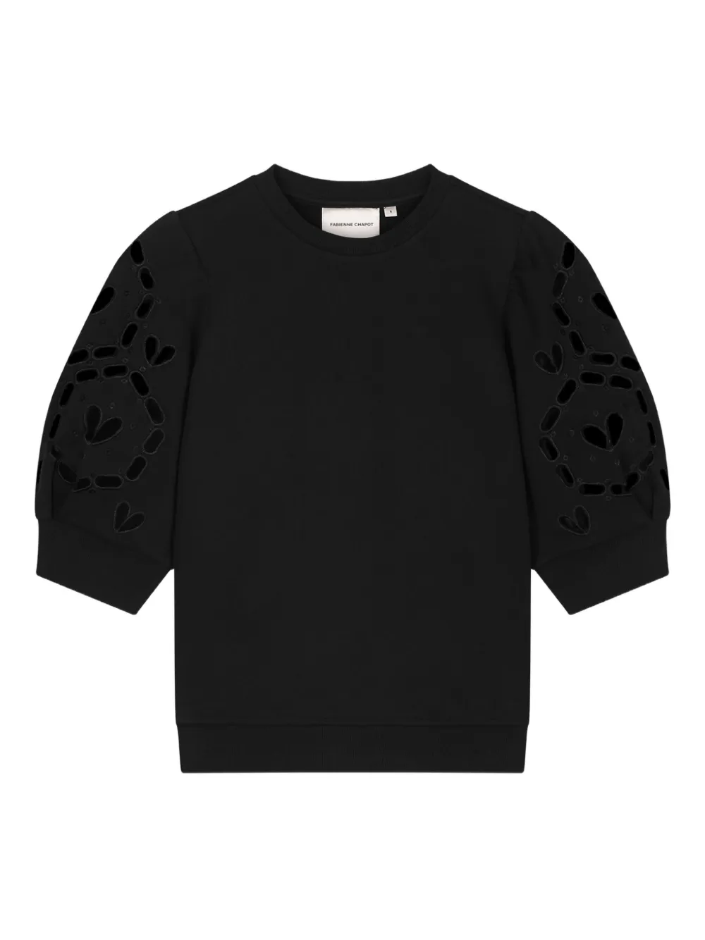 

Футболка Henriette с вырезами на рукавах Fabienne Chapot, черный