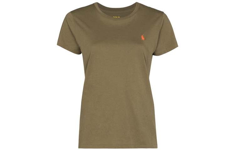 

Polo Ralph Lauren Футболка женская коричневая, Коричневый, Polo Ralph Lauren Футболка женская коричневая